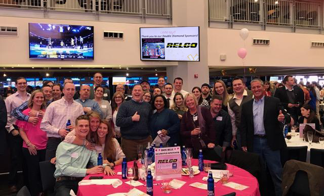 Picture of RELCO employees and friends at event.