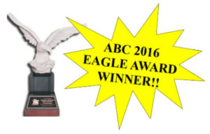 ABC 2016 Eagle Award Winner!!
