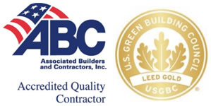ABC Accredited Quality Contractor - LEED Gold Certified