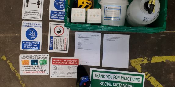 Photograph of PPE Safety Package