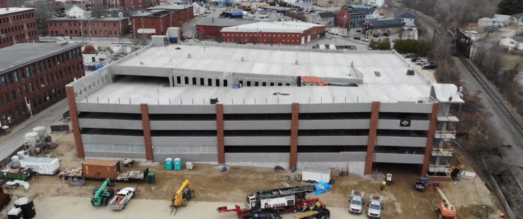 Aerial Photograph of Biddeford Garage